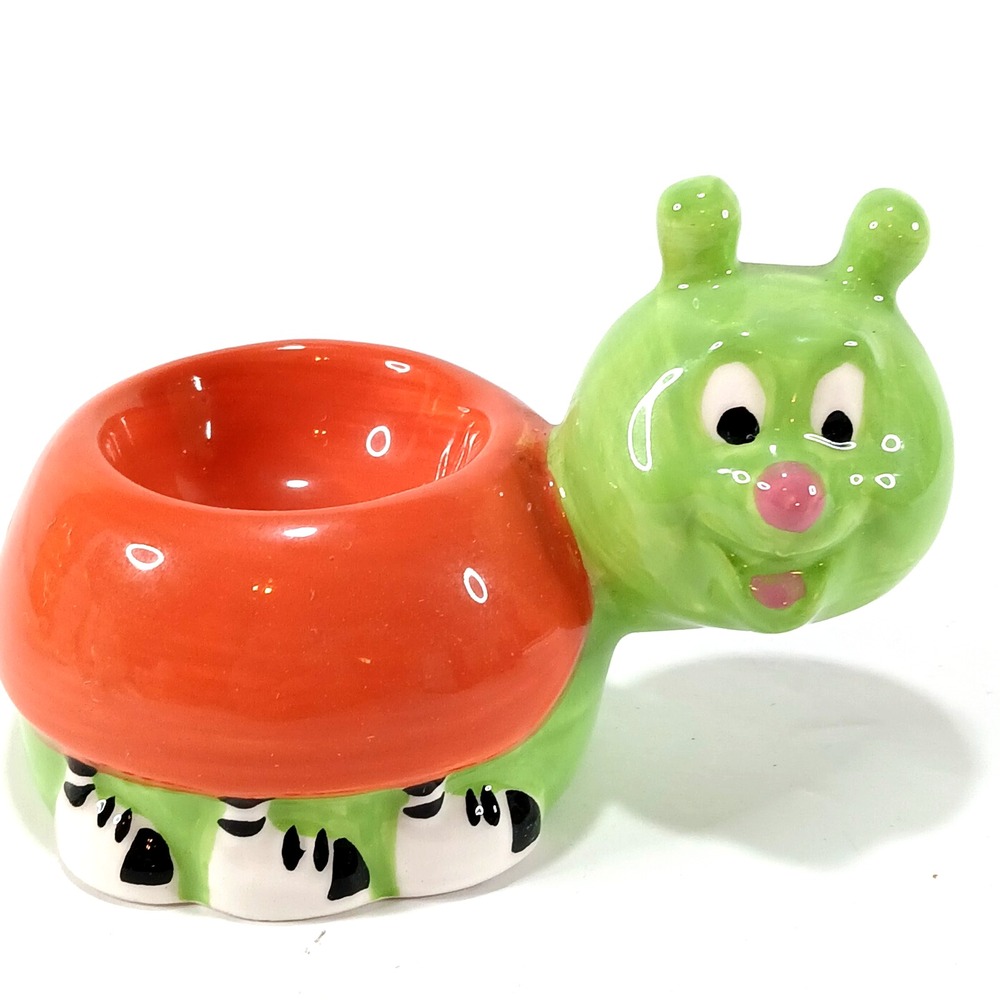 Inchworm in Tennis Shoes Egg Cup